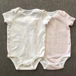 Polo Ralph Lauren- - Pink Pony + Anchor Bodysuits